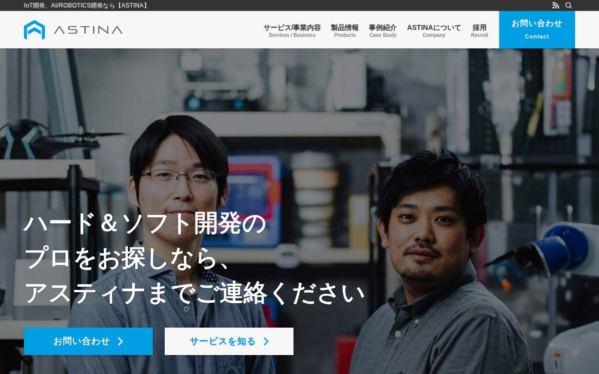 ASTINA website preview