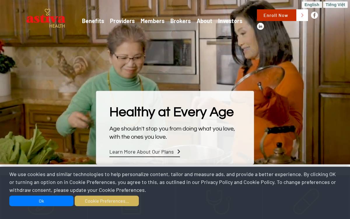 Astiva Health Holdings website preview