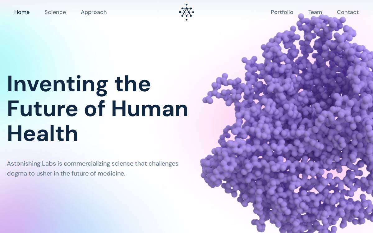 Astonishing Labs website preview