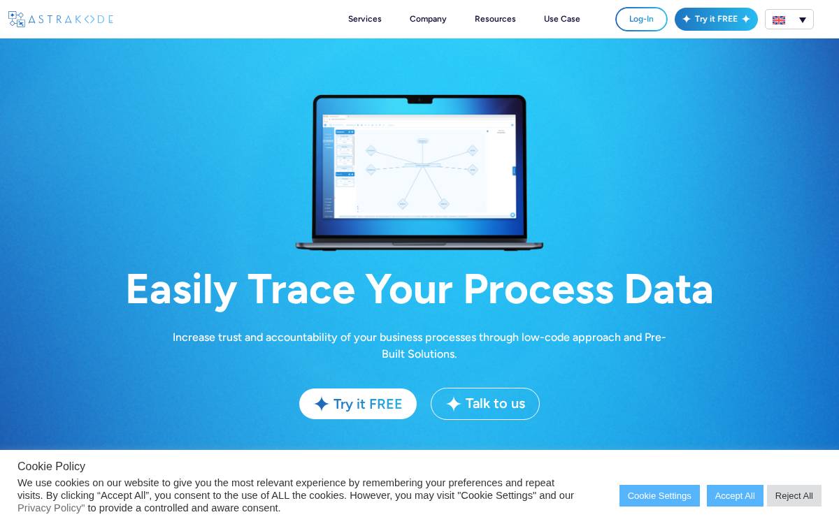 AstraKode website preview
