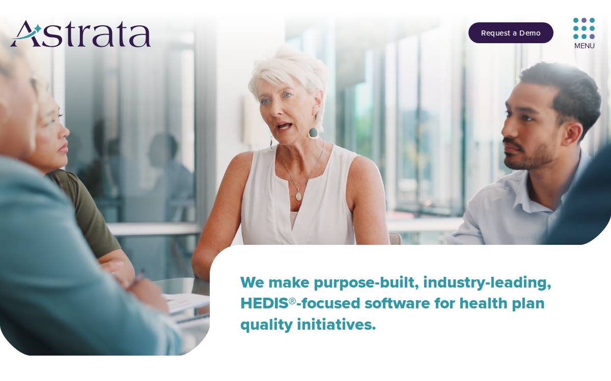 Astrata website preview