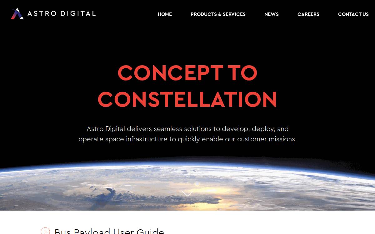 Astro Digital US website preview