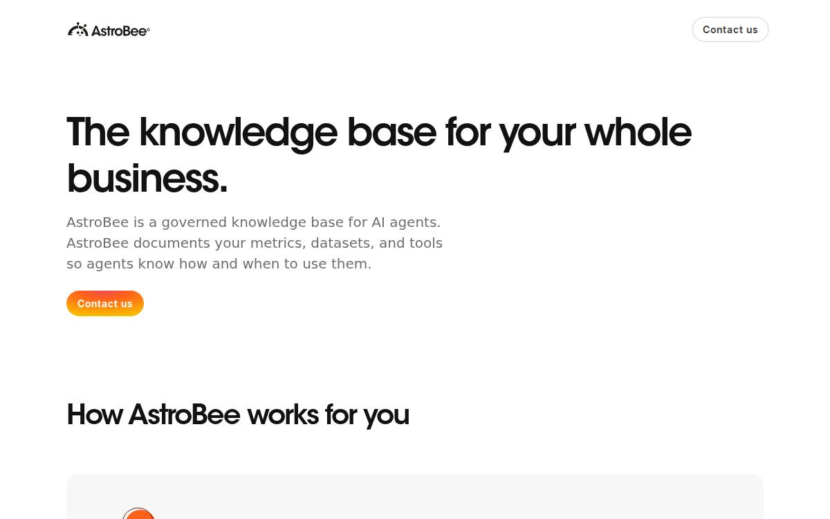 Astrobee website preview