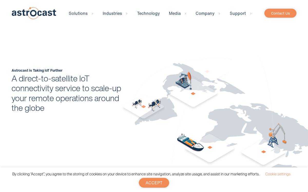 Astrocast website preview