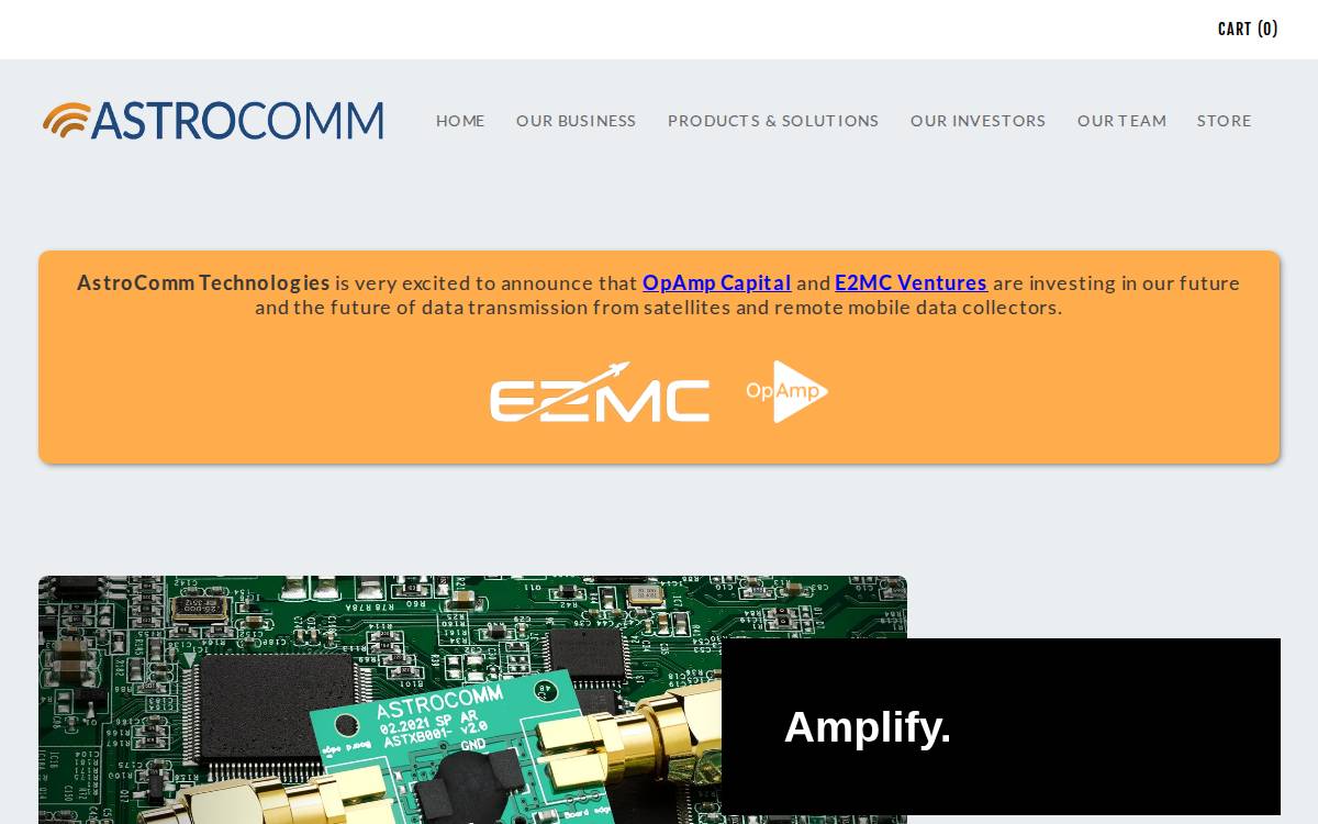 Astrocommtech website preview