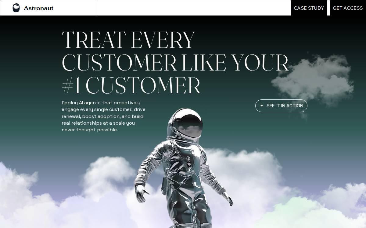 Astronaut website preview