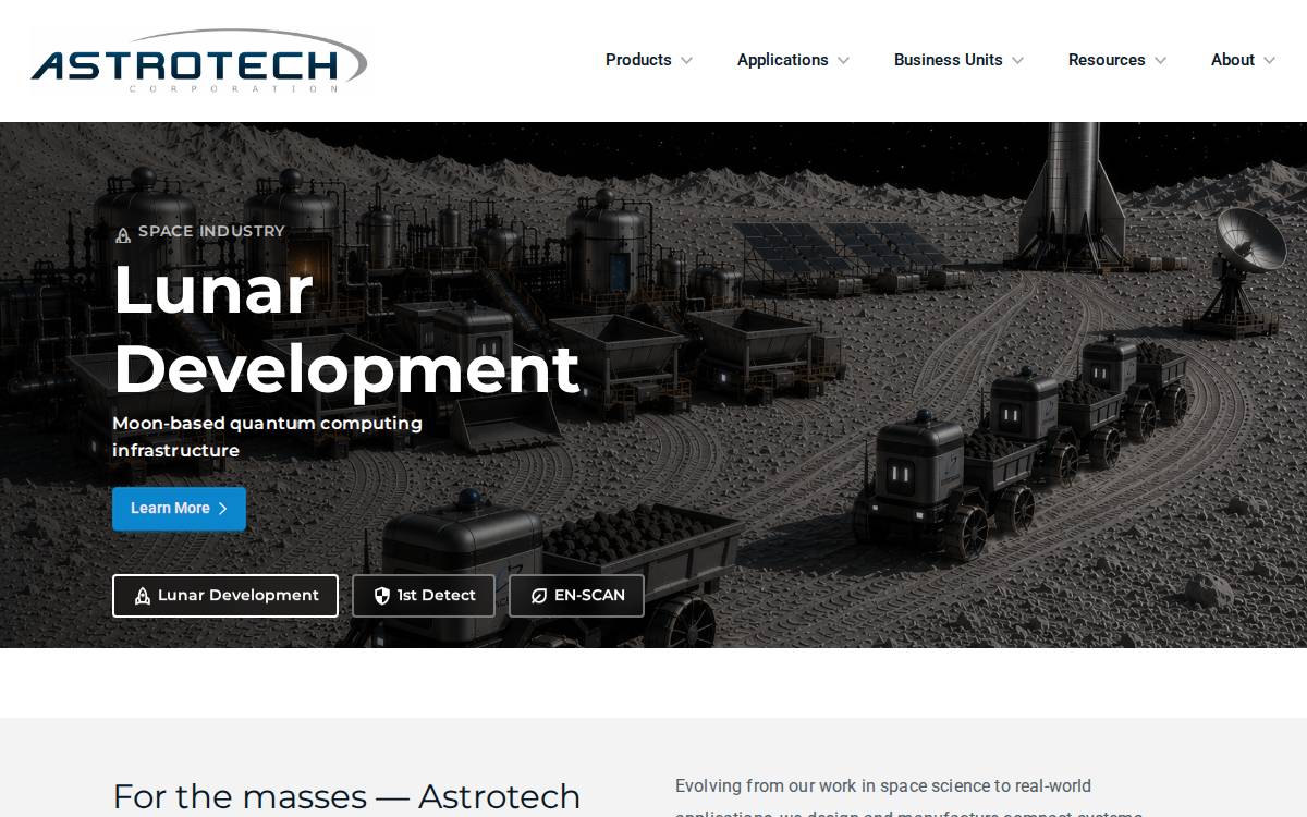 Astrotech website preview