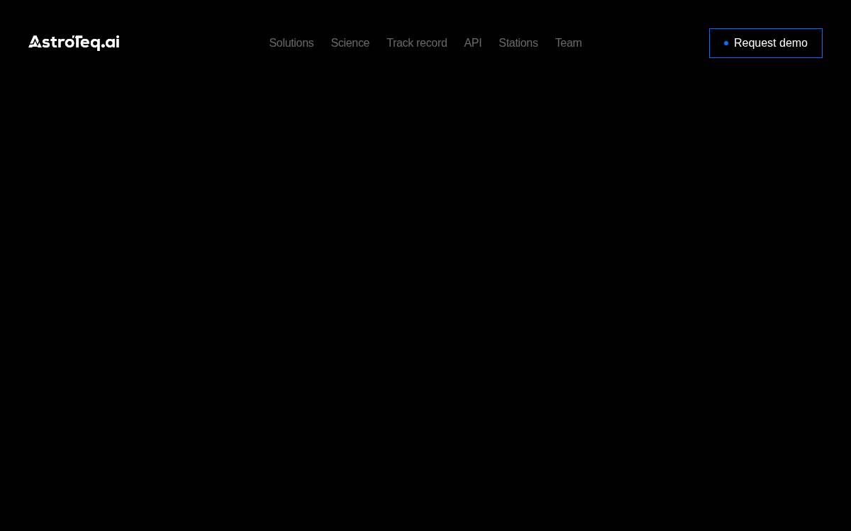 AstroTeq website preview