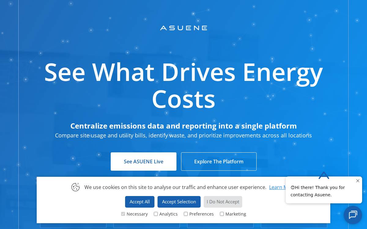 asuene website preview