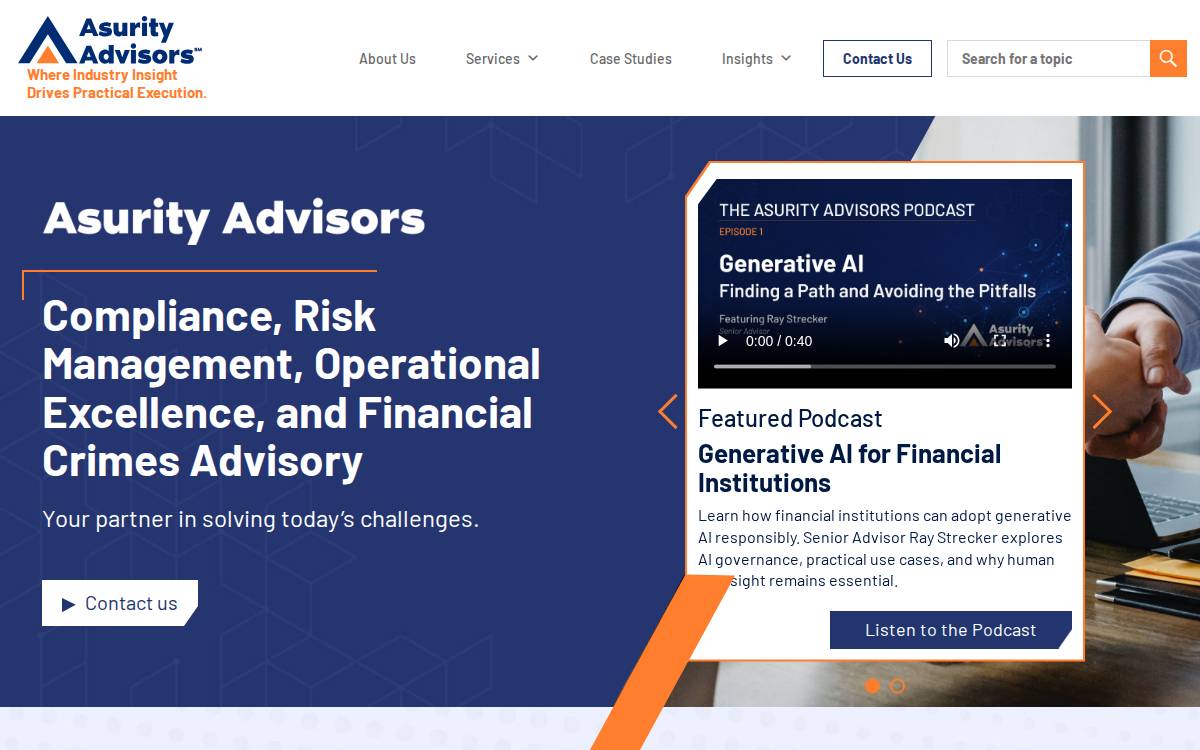Asurity Advisors website preview