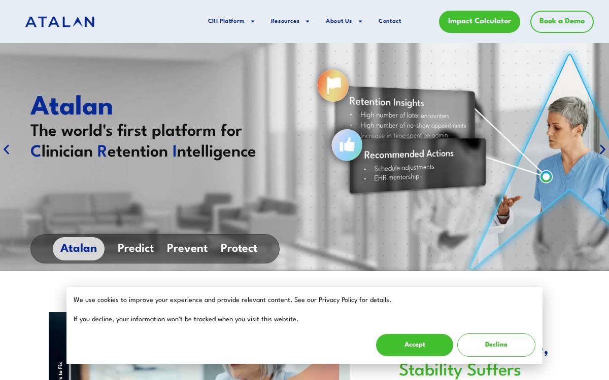 Atalantech website preview
