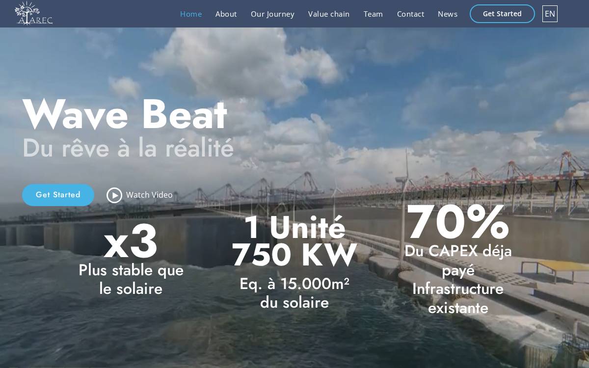 Atarec website preview