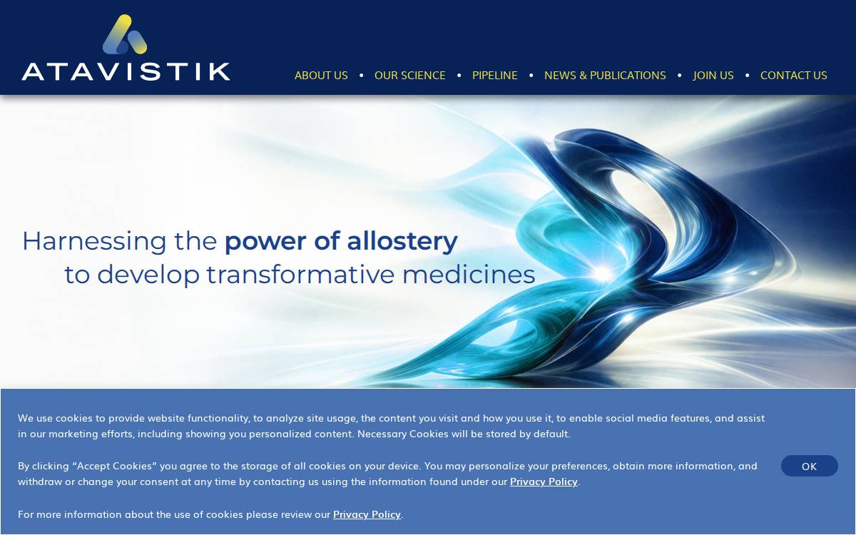 Atavistik Bio website preview
