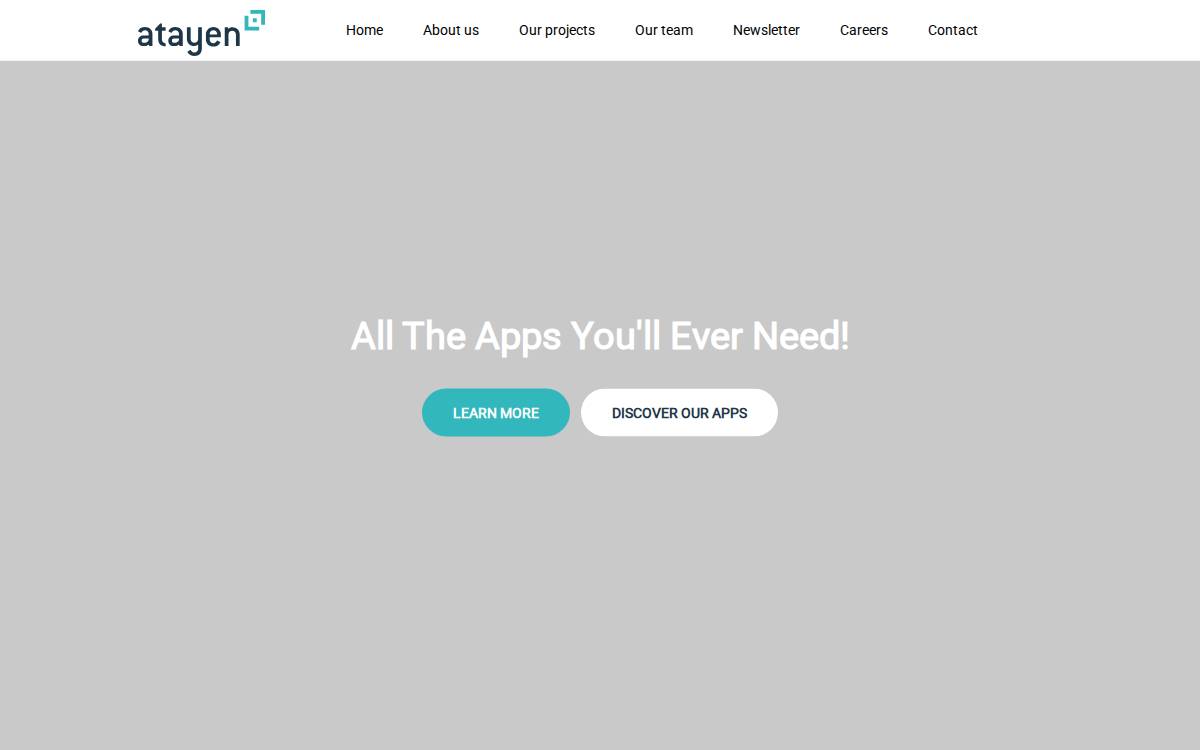 Atayen website preview