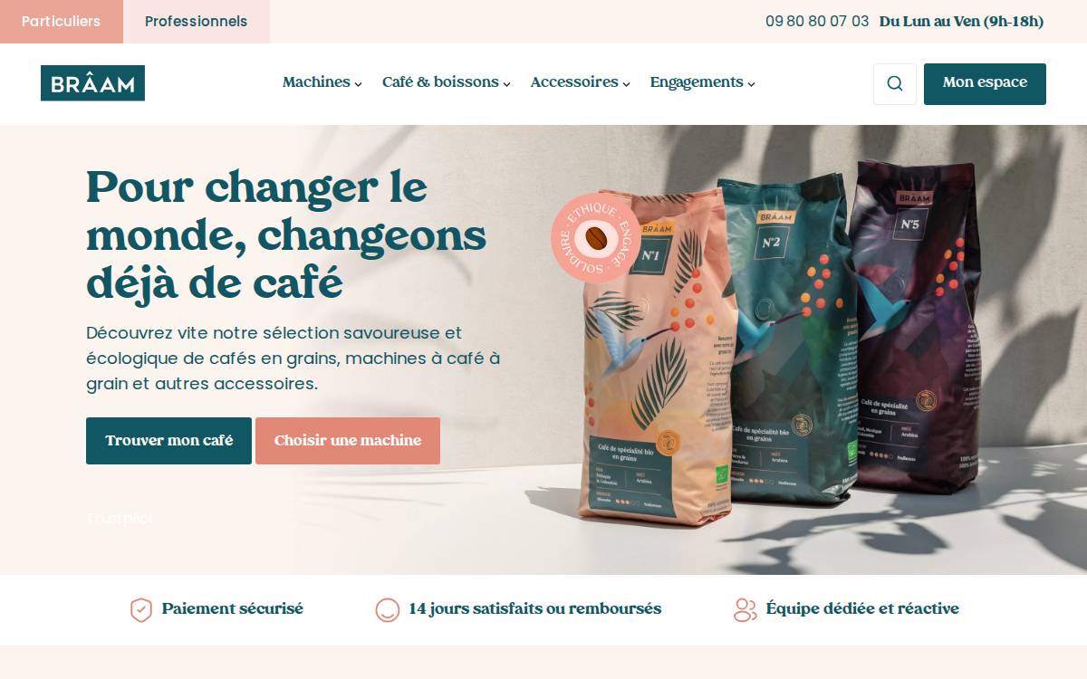 Atelier Brâam website preview