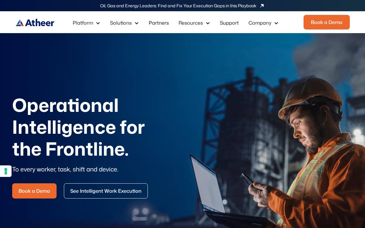 Atheer website preview