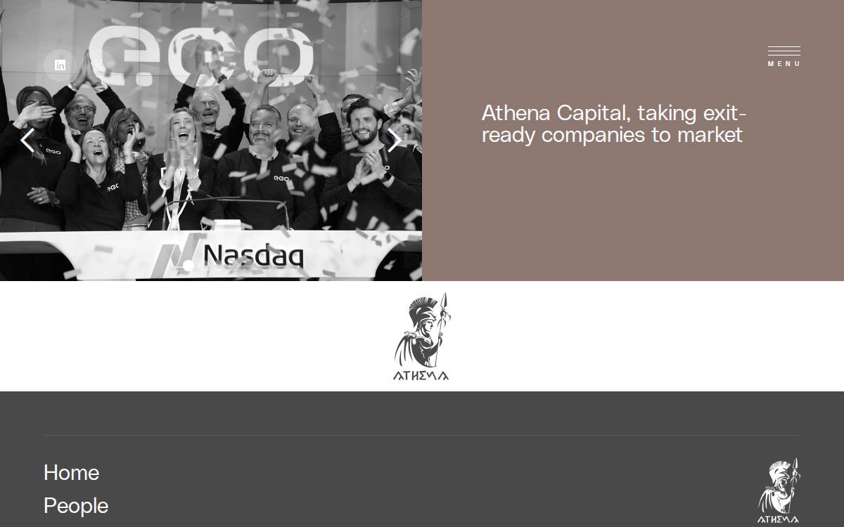 Athena website preview