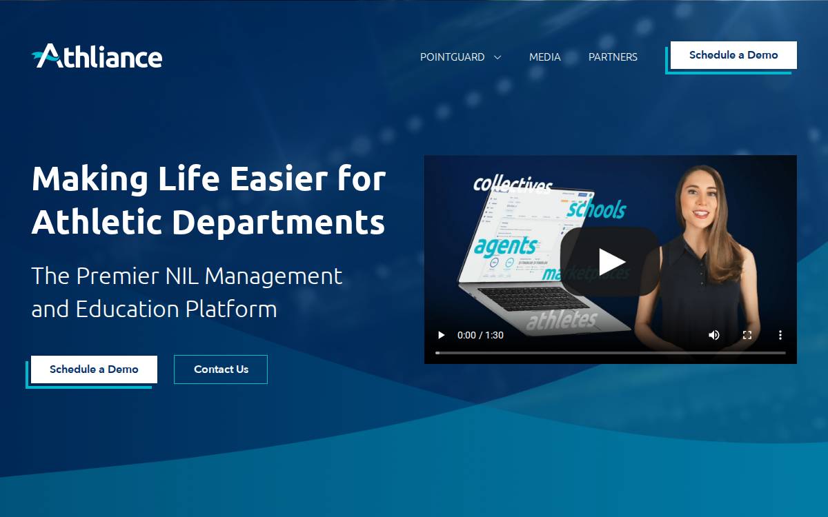 Athliance Holdings website preview