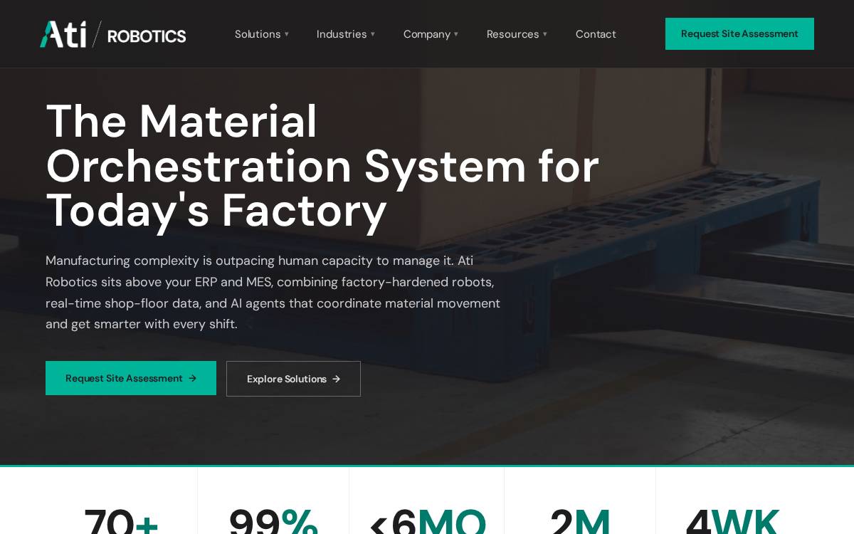 Ati Motors website preview