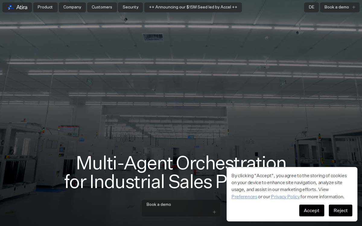 Atira website preview