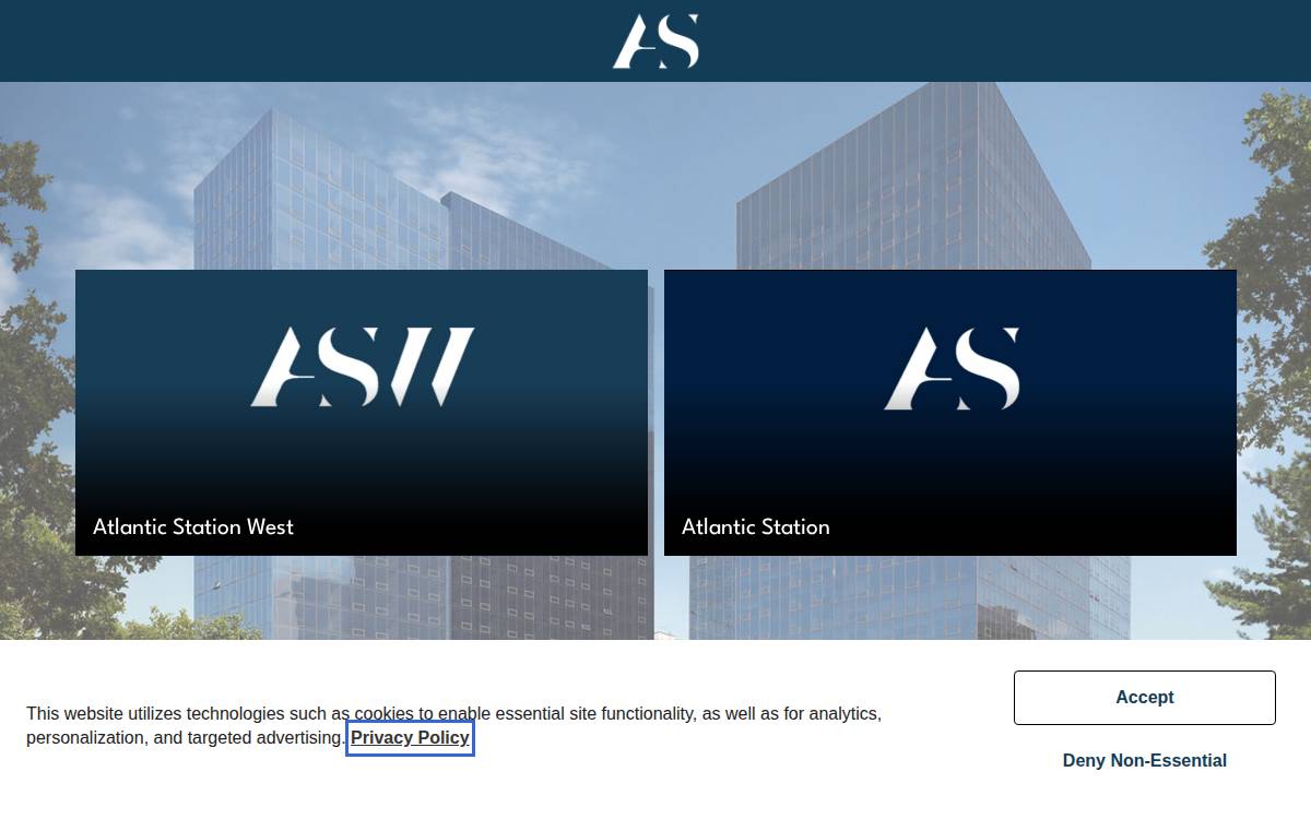 Atlantic Station website preview