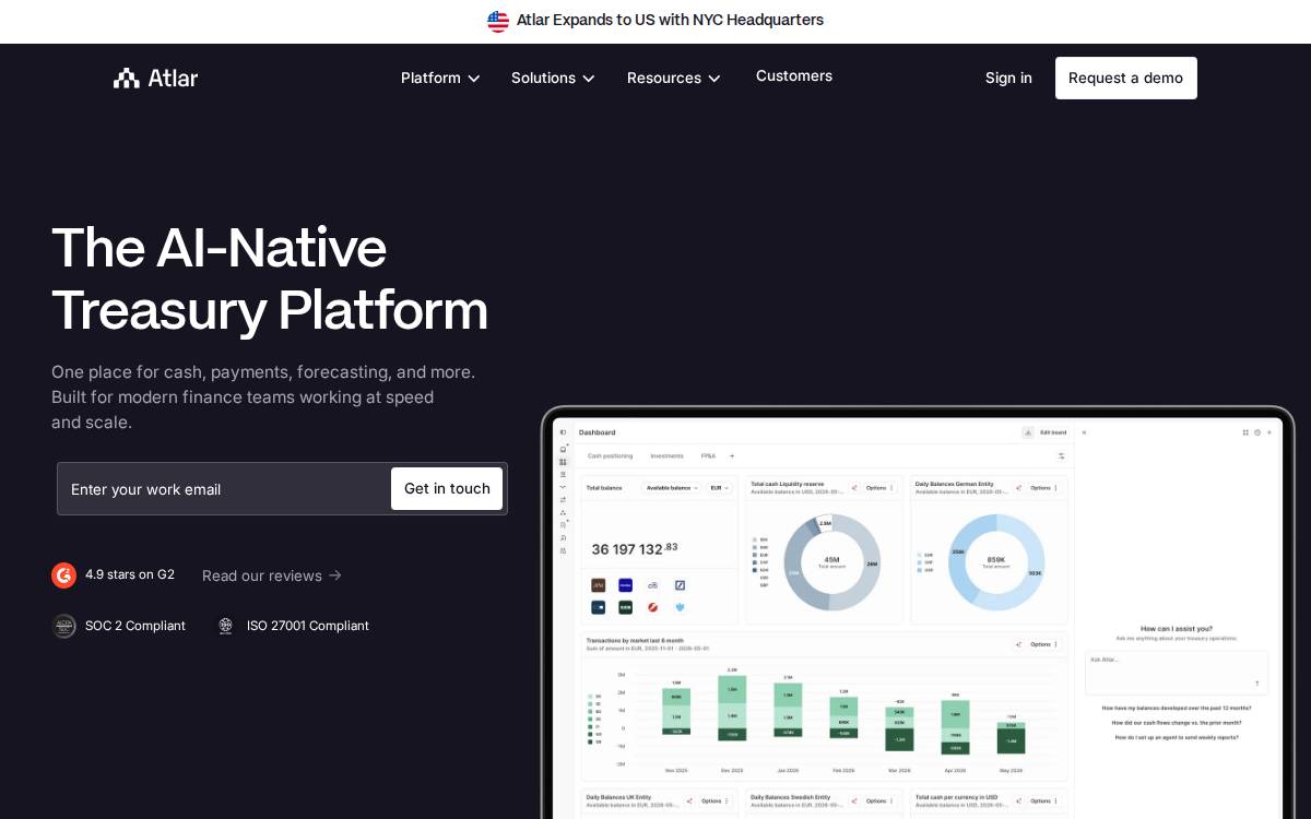 Atlar website preview