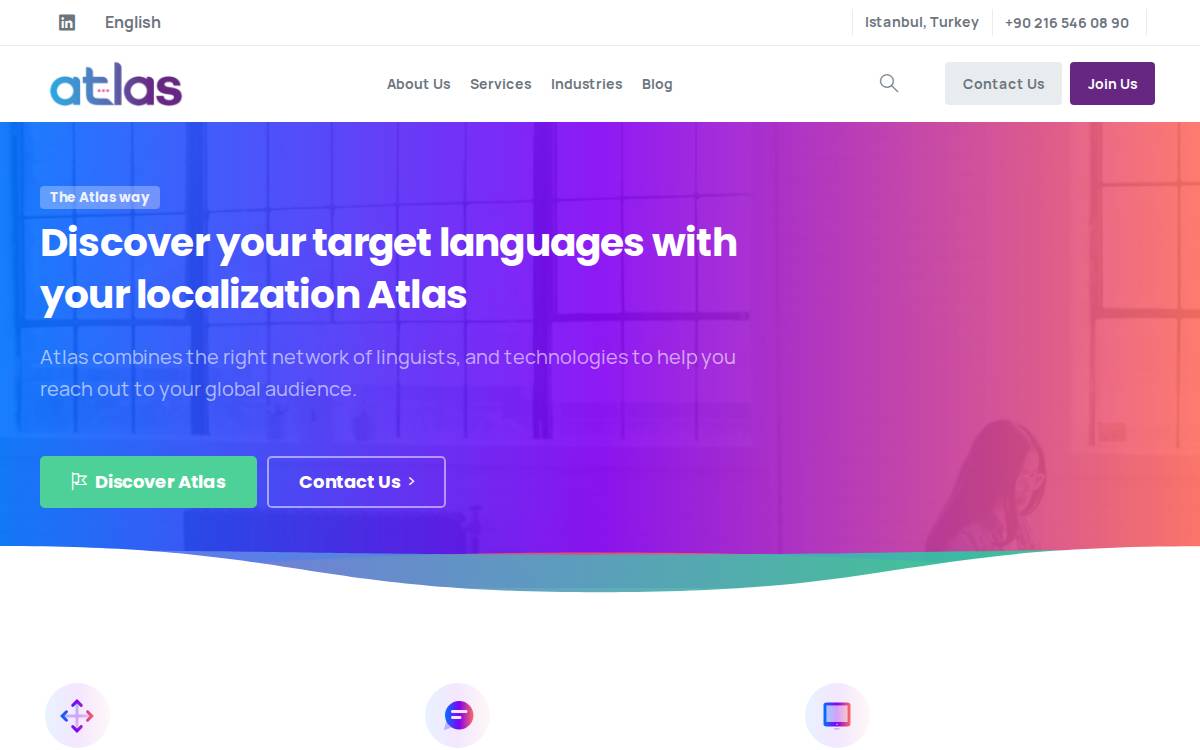 Atlas website preview