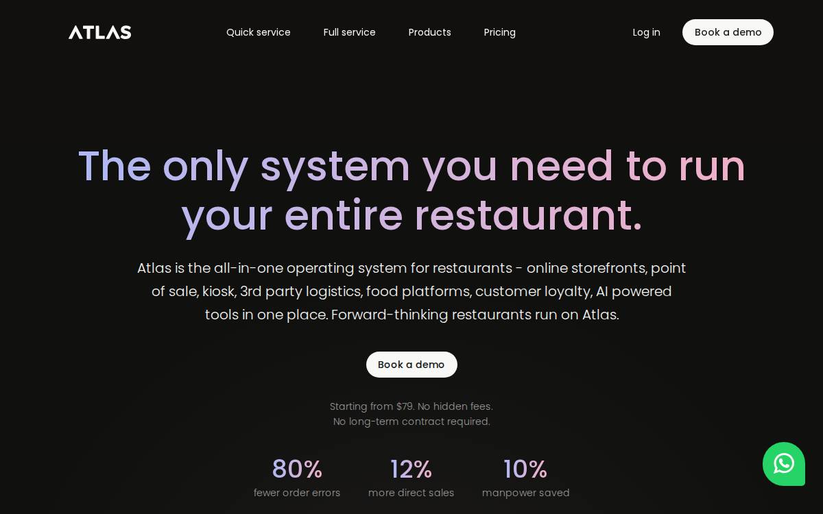 Atlas website preview