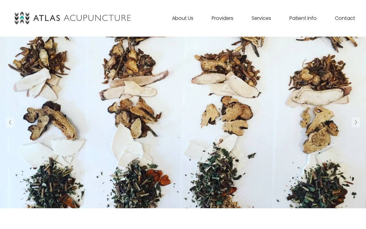 Atlas Acupuncture website preview
