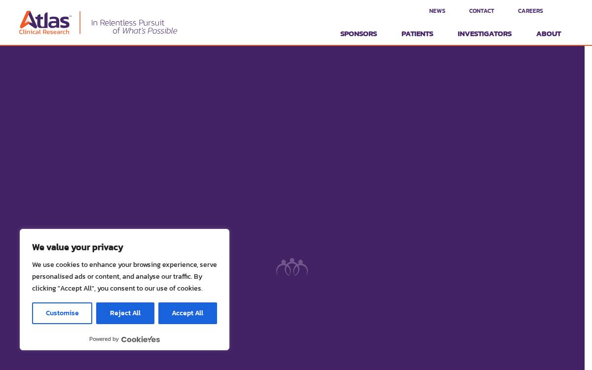 Atlas Clinical Research website preview