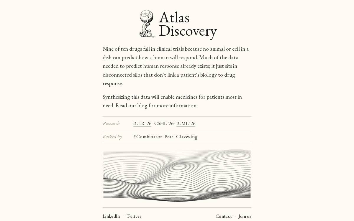 Atlas Discovery website preview