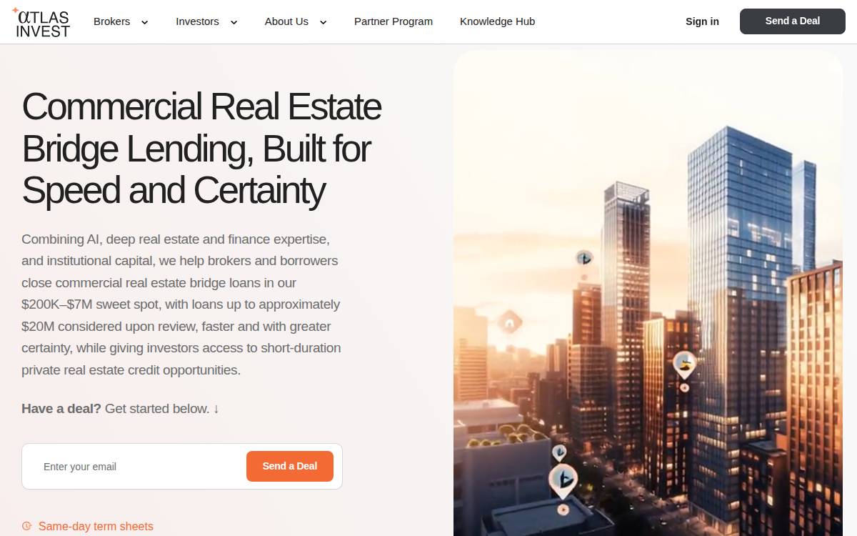 Atlas Invest website preview