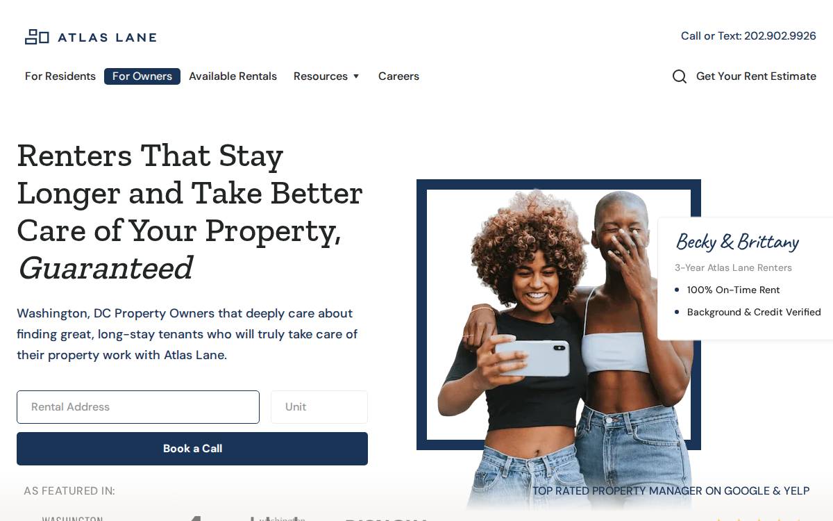 Atlas Lane website preview