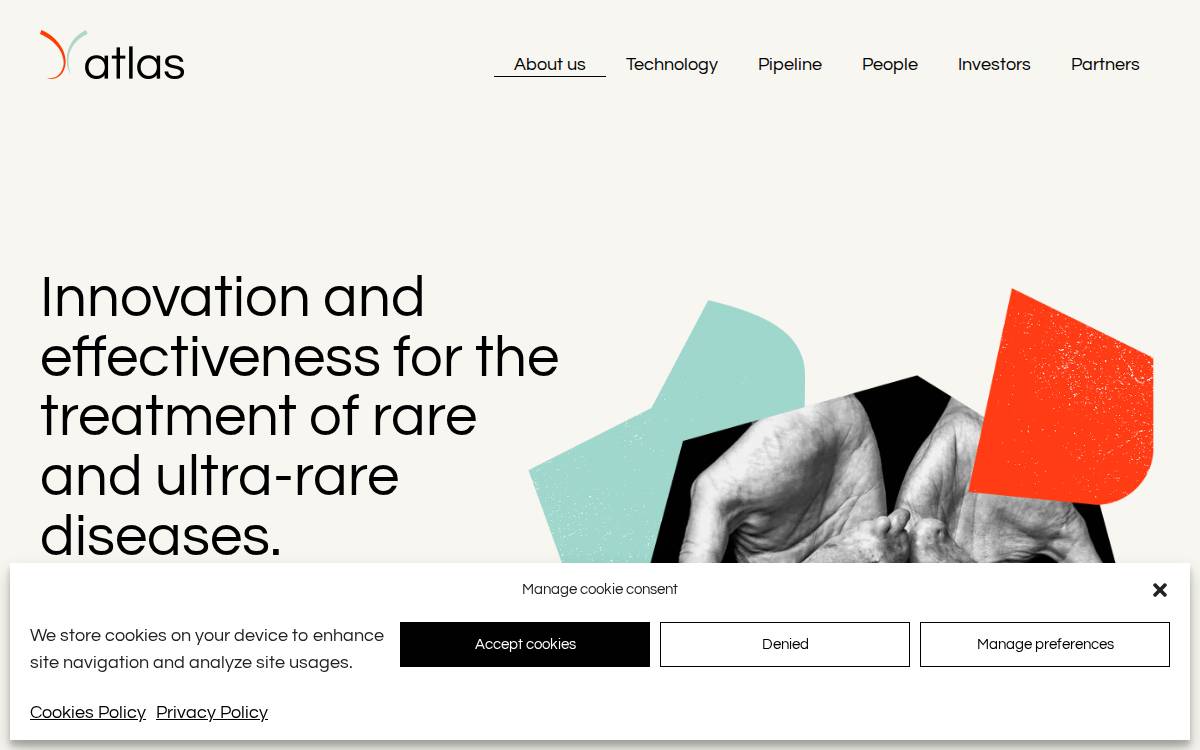Atlas Molecular Pharma S L website preview