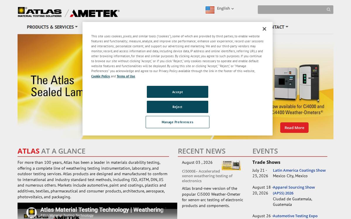 Atlas Mts website preview