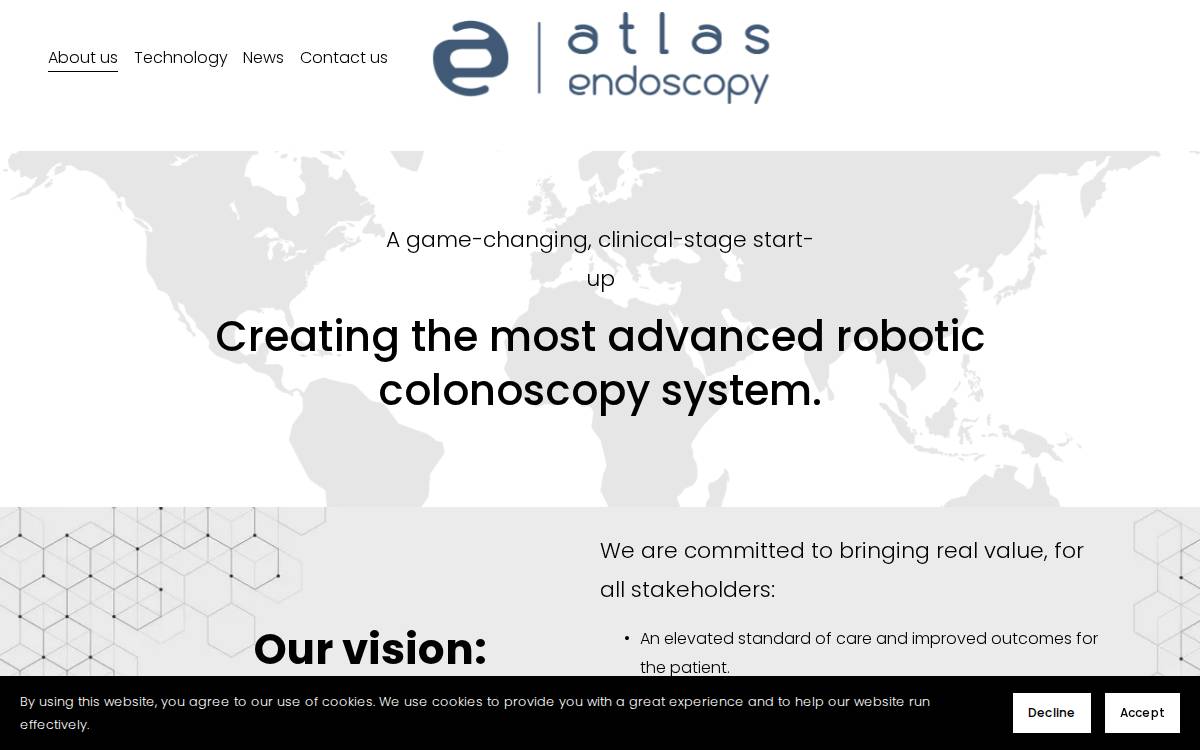 Atlasendoscopy website preview