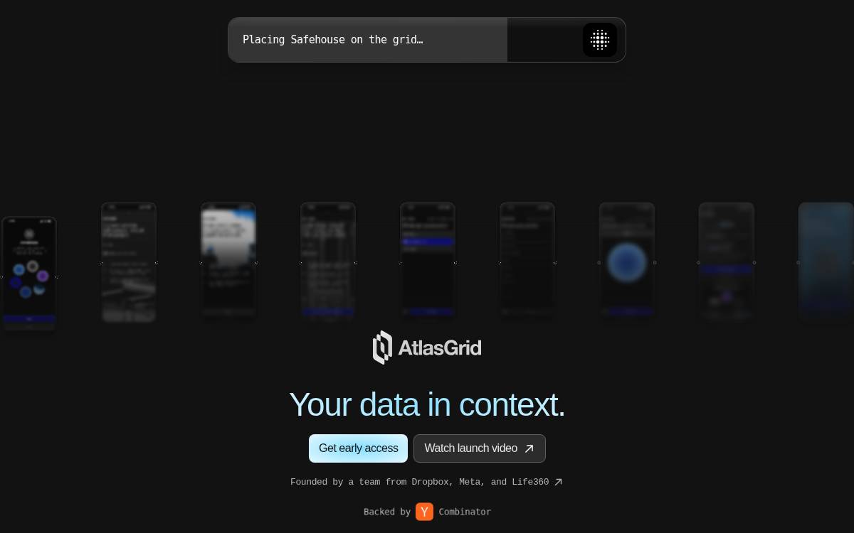 AtlasGrid website preview