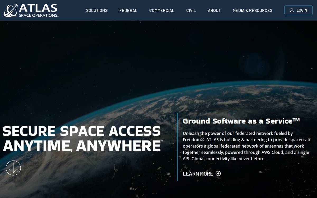 Atlasground website preview