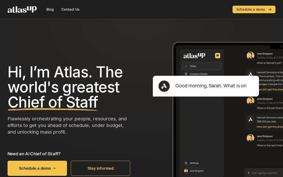 Atlas UP website preview