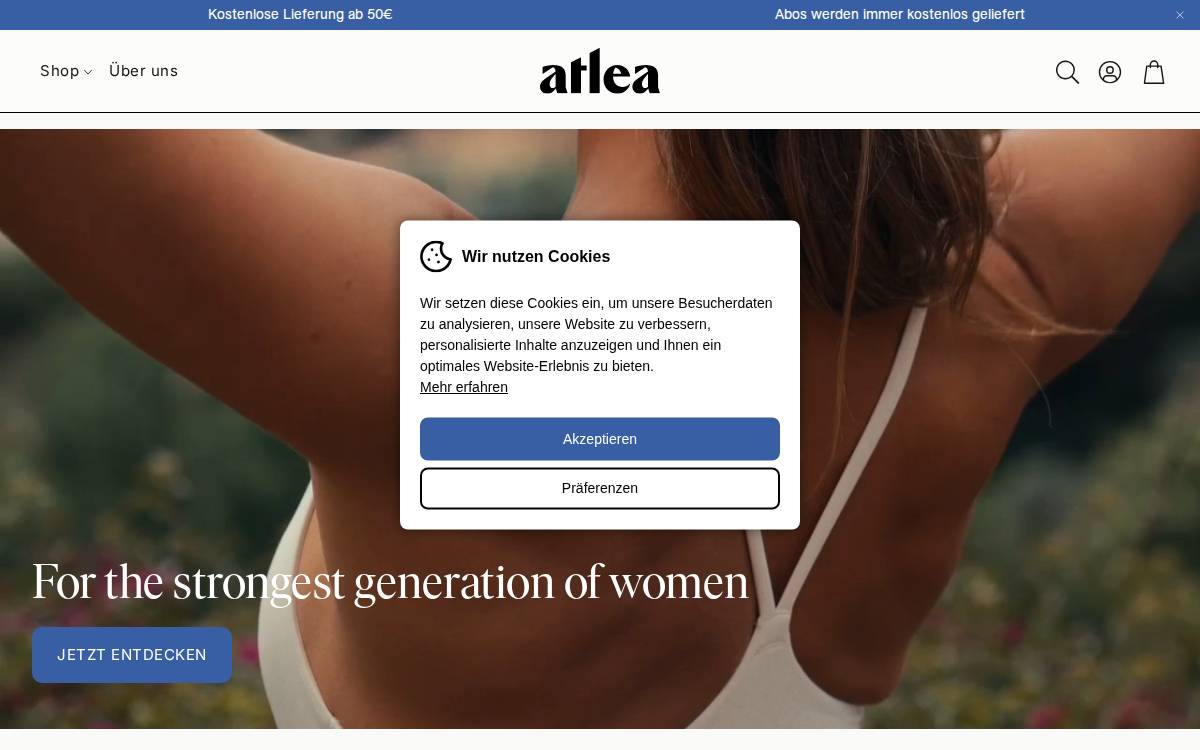 Atlea website preview