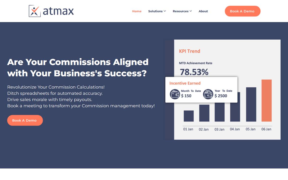 Atmax website preview