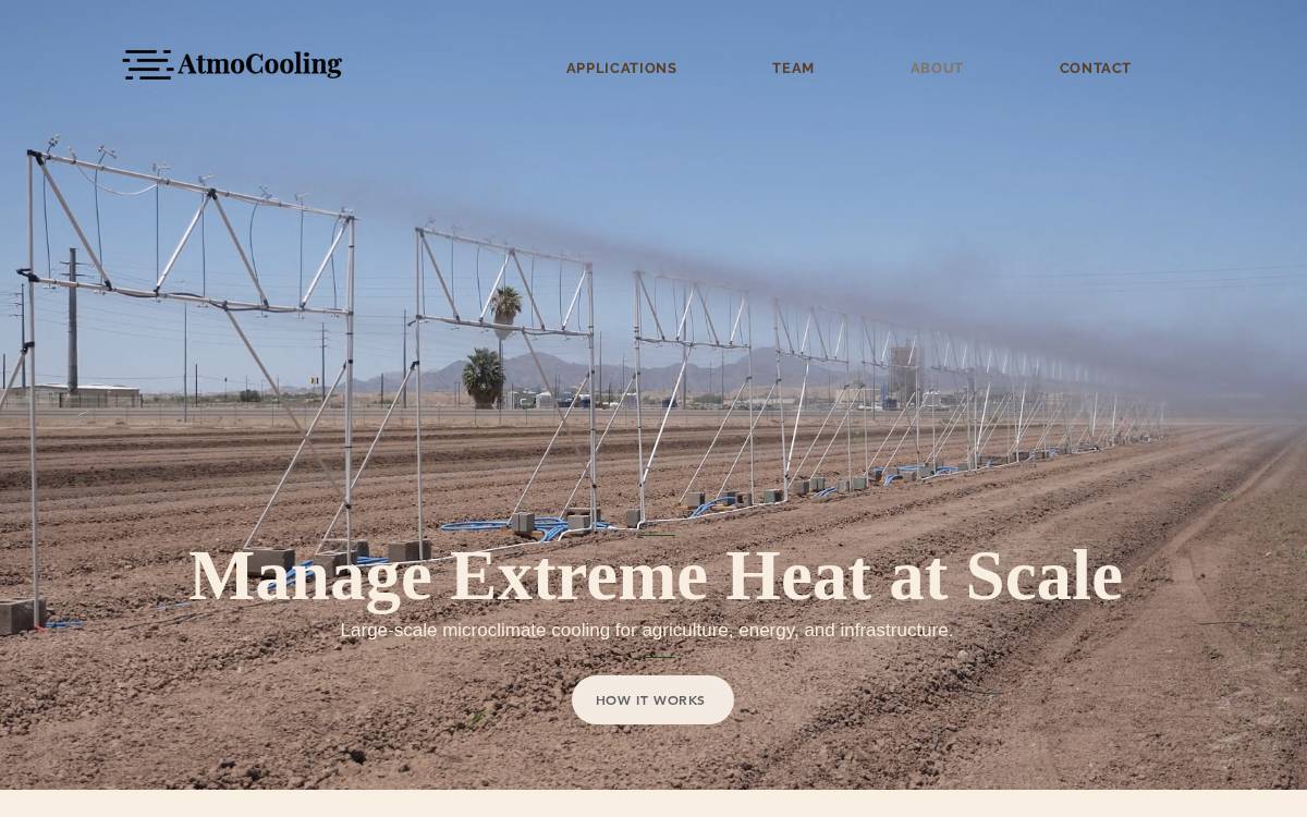 AtmoCooling website preview
