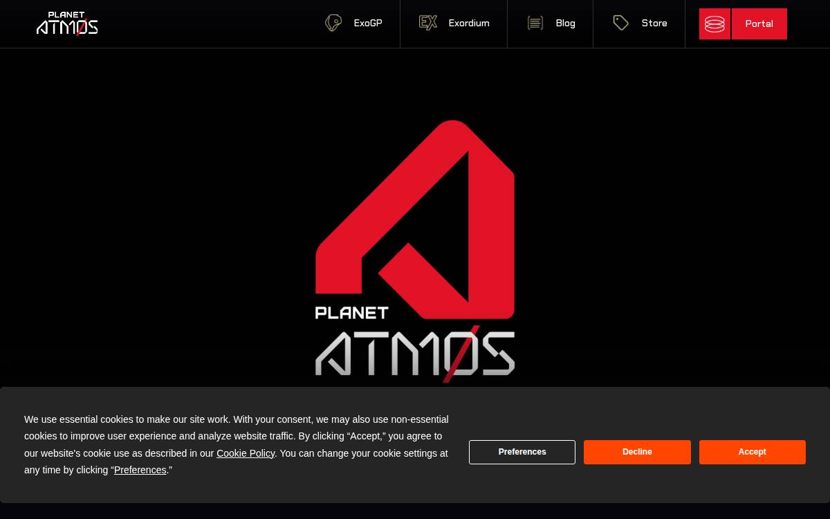 Atmos Private website preview