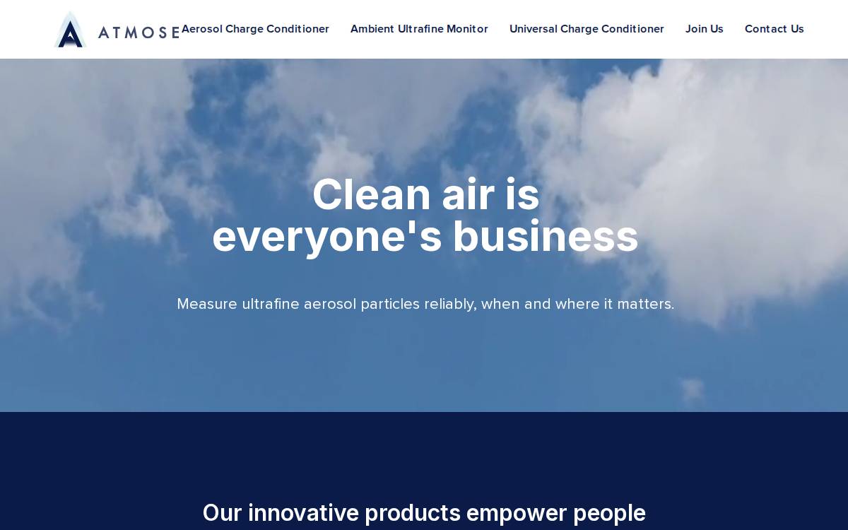 Atmose Ltd website preview