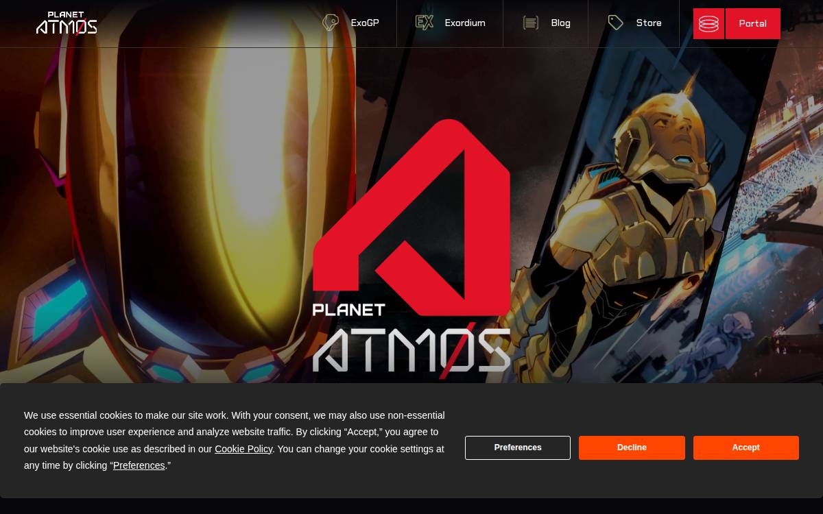 Atmos Labs website preview