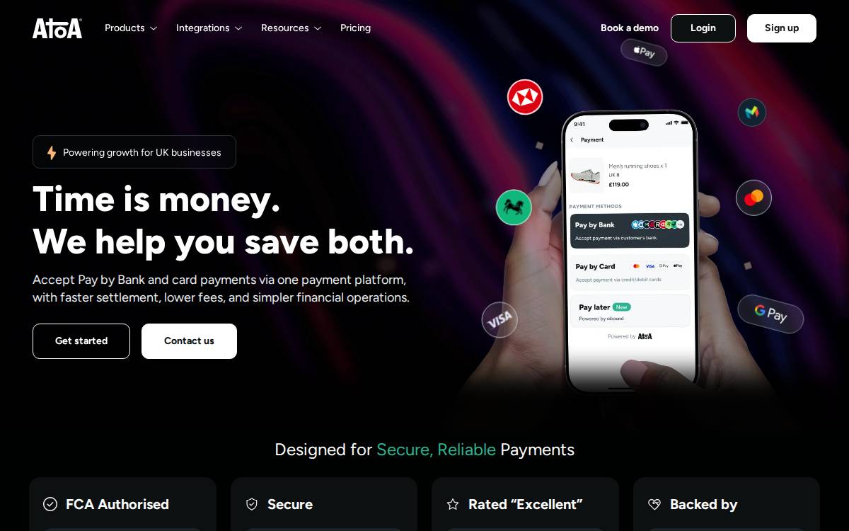Atoa website preview