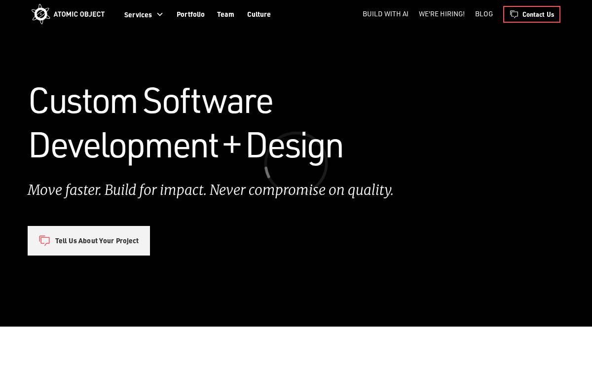 Atomic Object website preview
