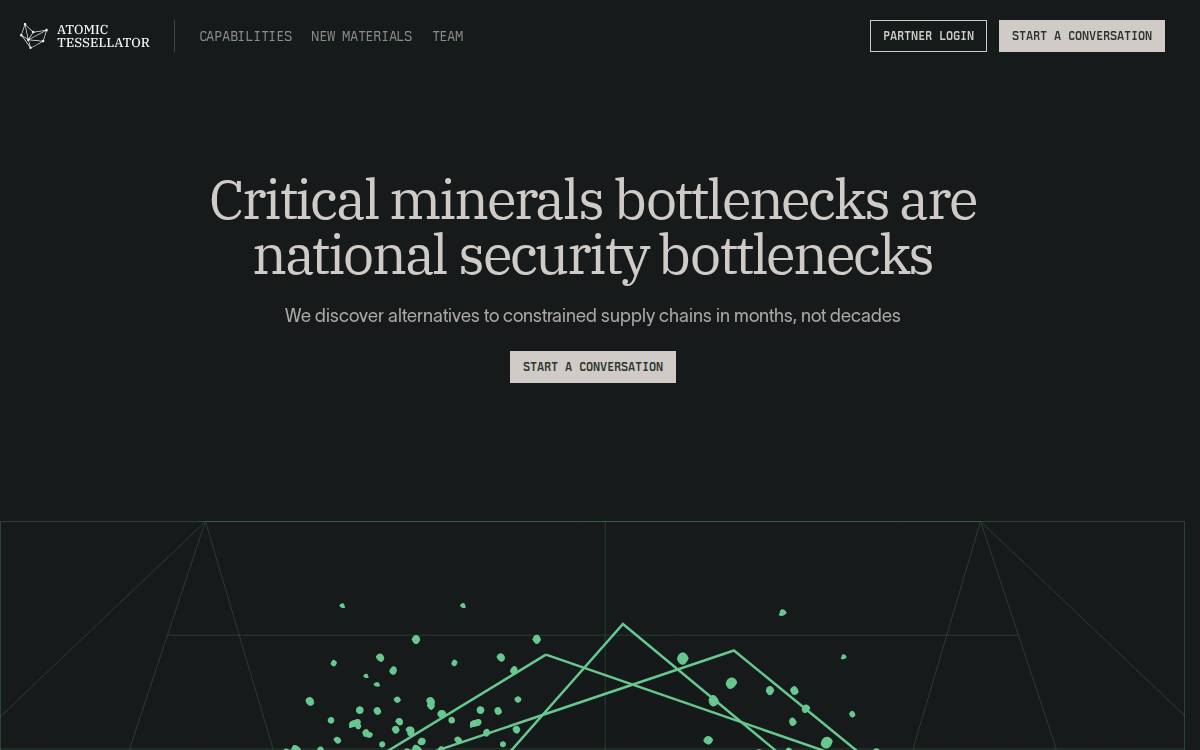 Atomic Tessellator website preview