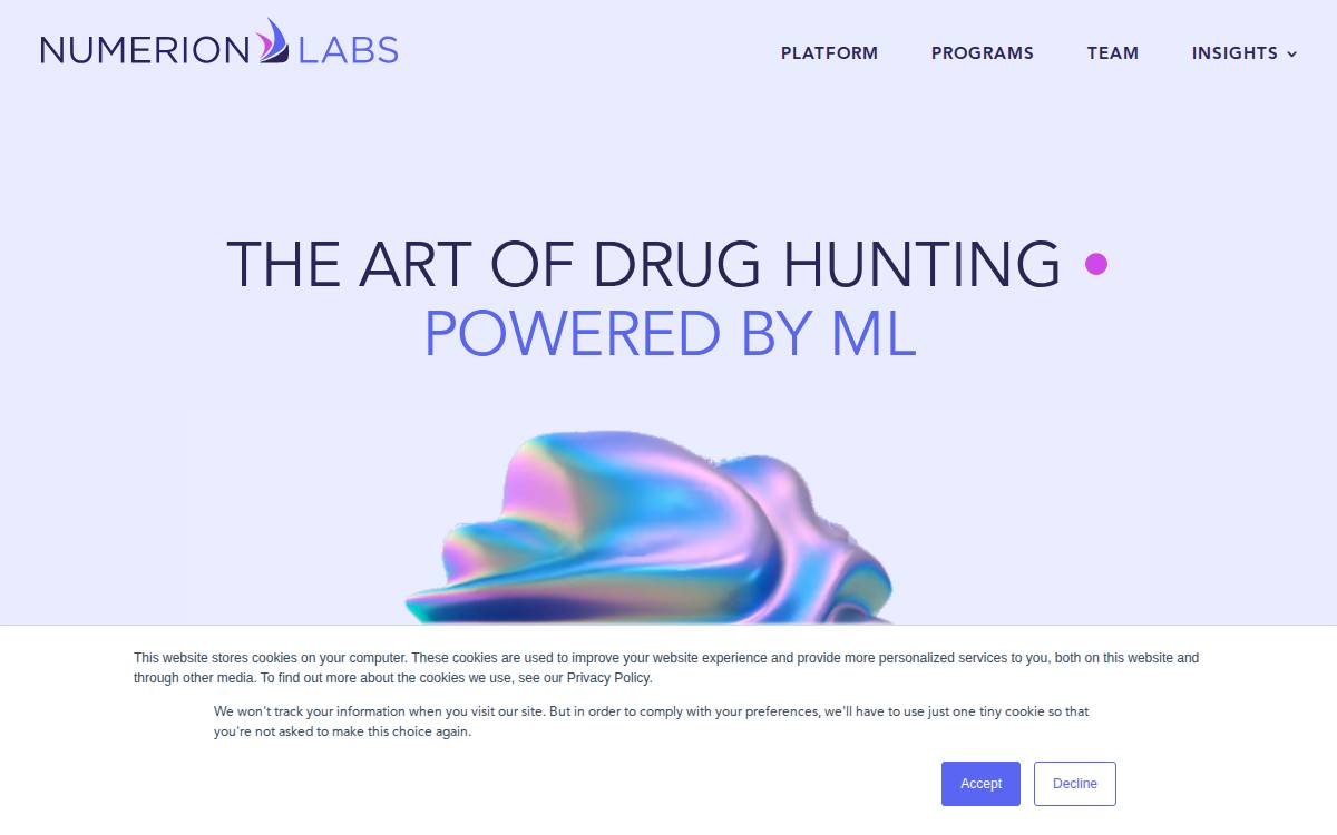 Atomwise website preview