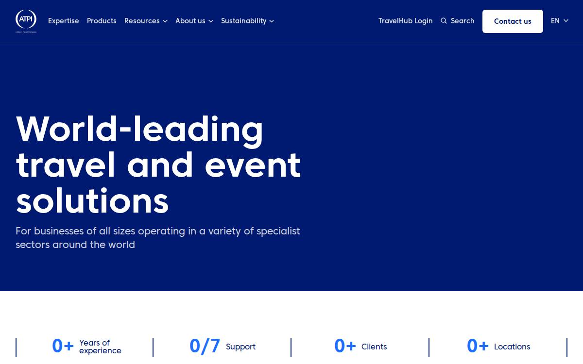 ATPI website preview